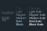 Quostige Flatted Font