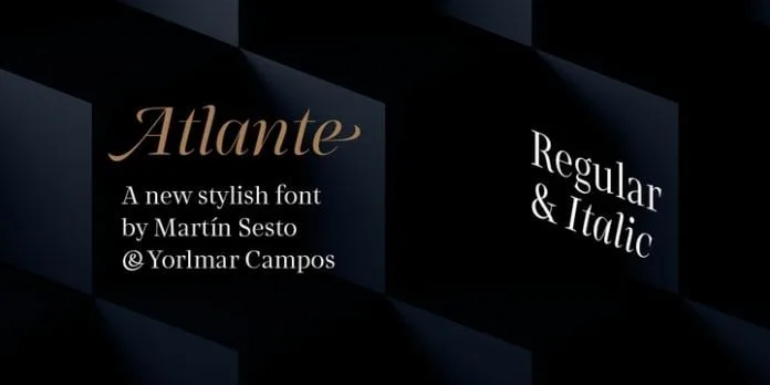 RNS Atlante Regular+Italic Font