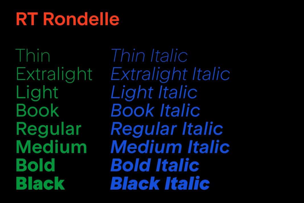 RT Rondelle Font