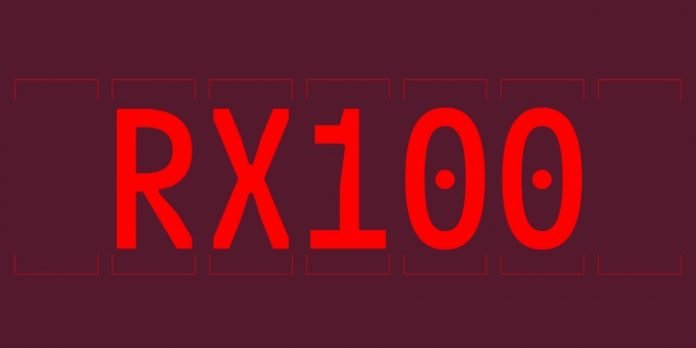 RX100 Font