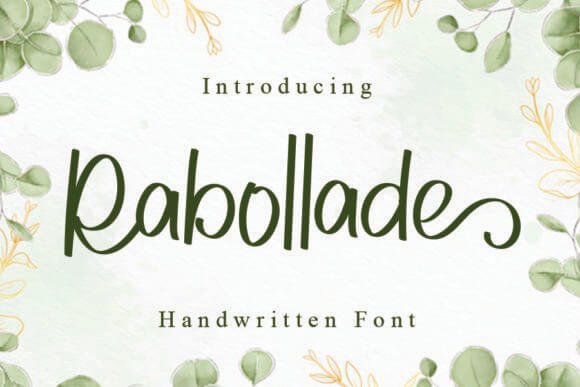 Rabollade Font
