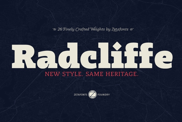 Radcliffe by Zetafonts