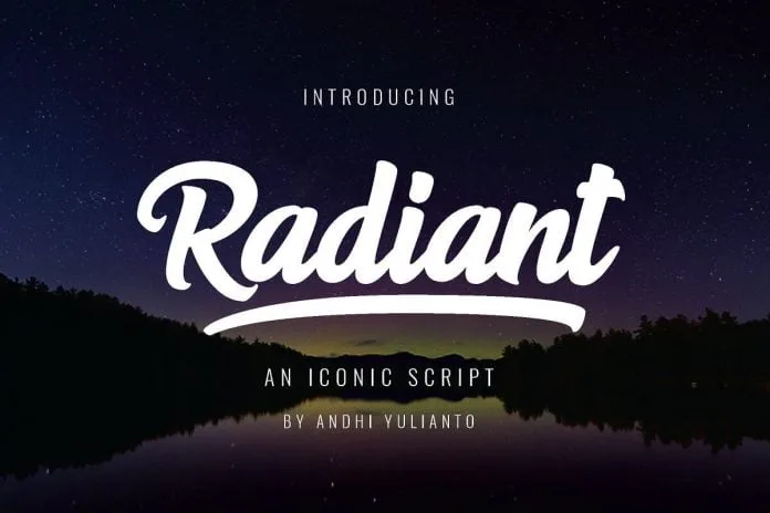 Radiant Script Font