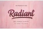 Radiant Script Font