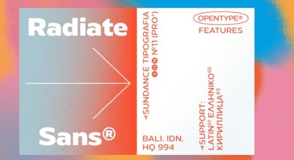 Radiate Sans Font Family