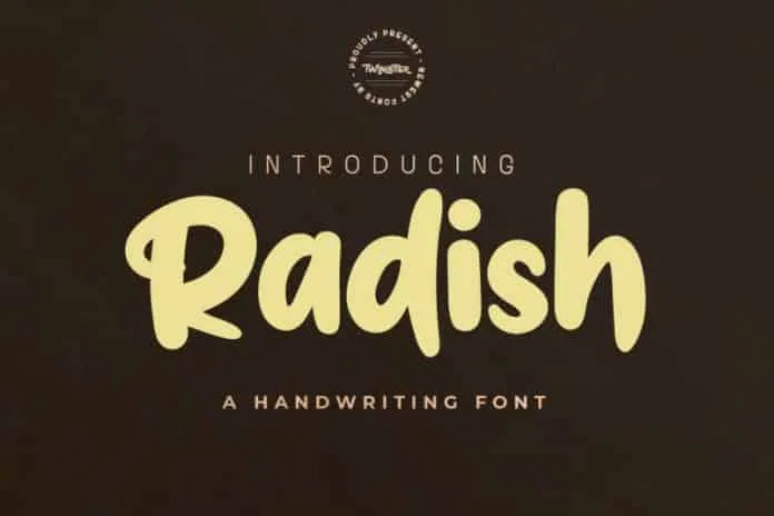 Radish Font