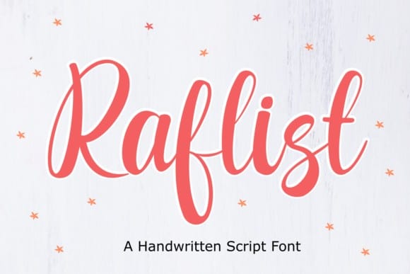 Raflist Font