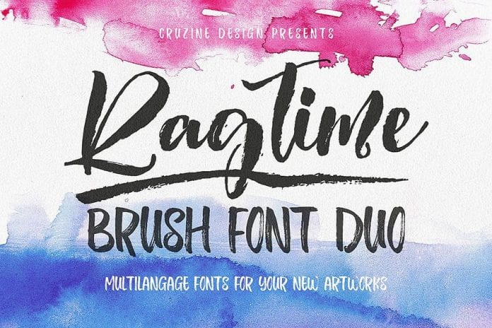 Ragtime Brush Font