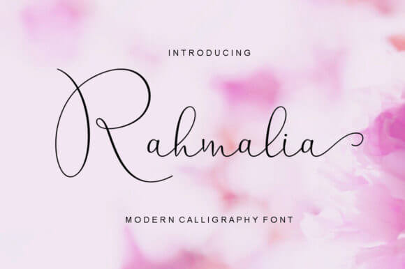 Rahmalia Script Font