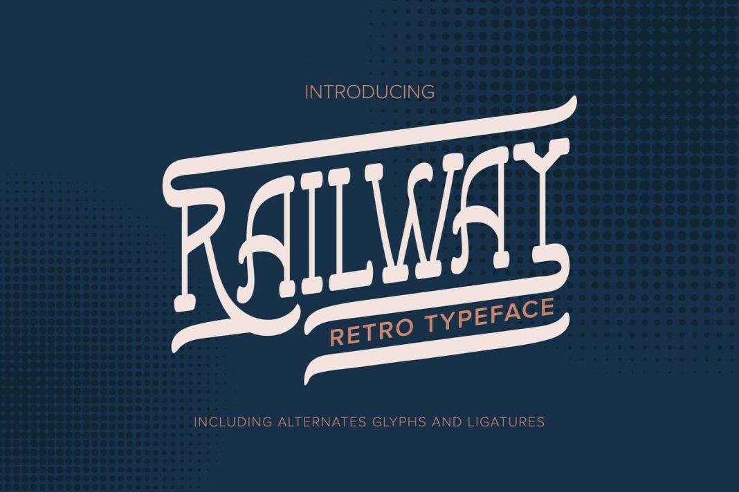 Railway Retro Typeface
