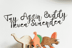 Rainbow Signature Font