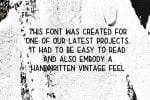 Rainday Typeface Font
