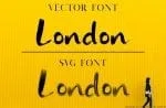 Rainly - Brush & SVG Font