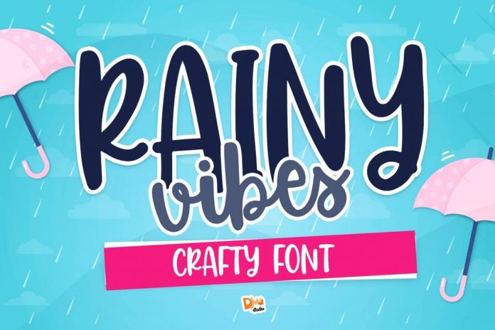 Rainy Vibes - Crafty Handwritten Font