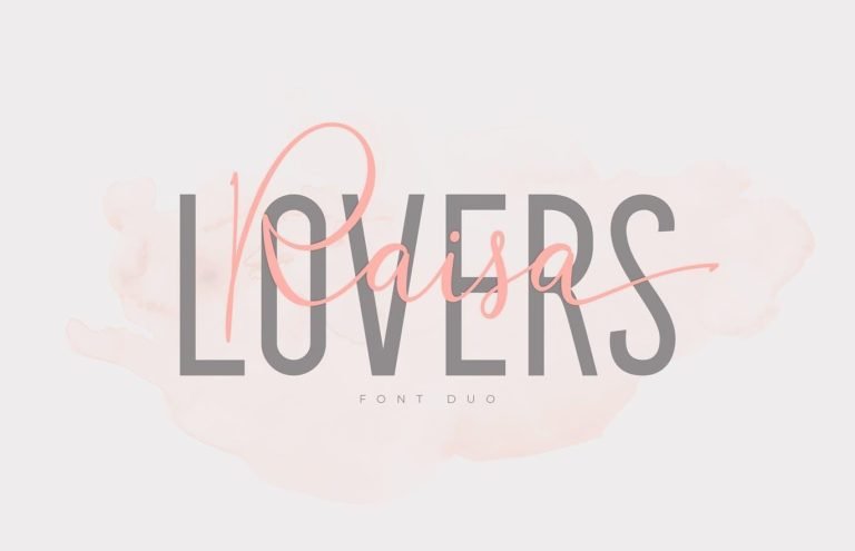 Raisa Lovers Font Duo Free Download