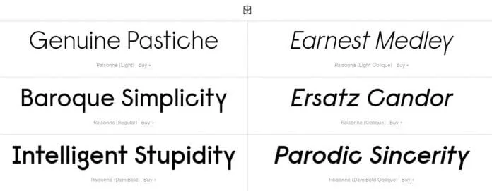 Raisonné Pro (Raisonne Pro) Font Family