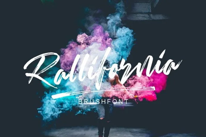 Rallifornia Brush Font