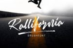 Rallifornia Brush Font