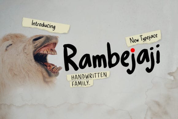 Rambejaji Font