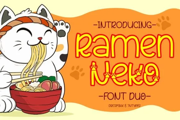 Ramen Neko Font