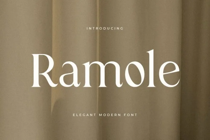 Ramole - Elegant Modern Serif Font