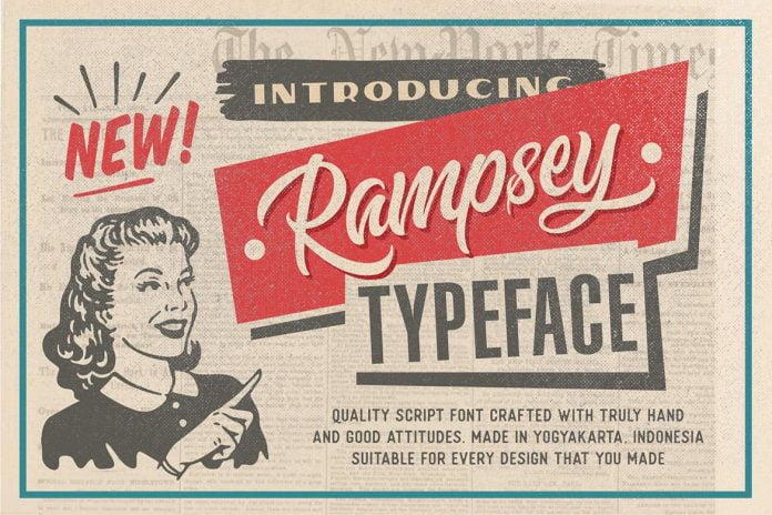 Rampsey Retro Script Font