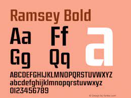 Ramsey Condensed Font