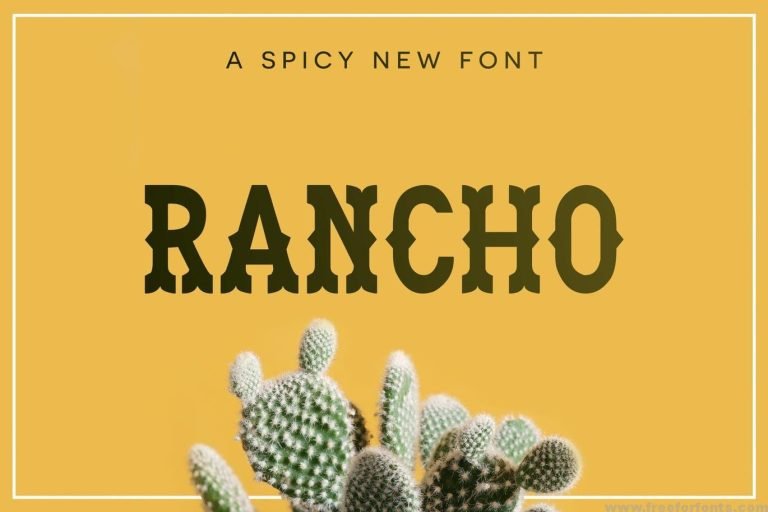 Rancho Font Free Download
