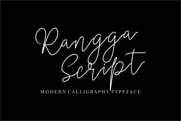 Rangga Script Font