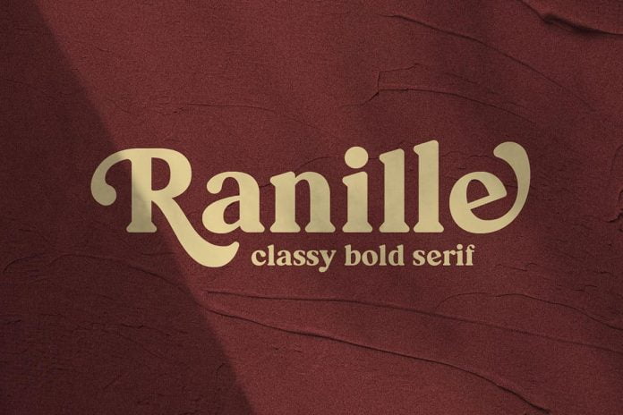 Ranille - A Modern Classy Bold Serif Font