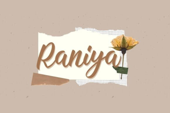 Raniya Font
