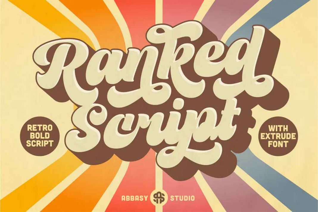 Ranked Script Font