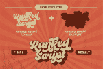 Ranked Script Font