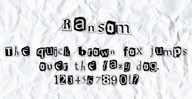 Ransom Font