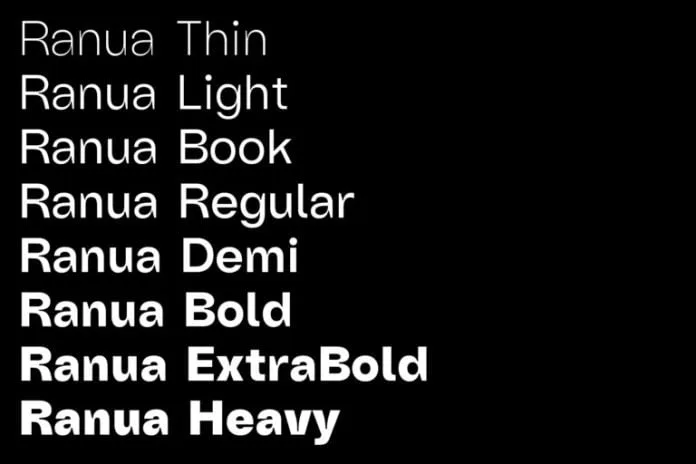 Ranua Typeface Font