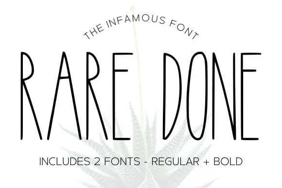 Rare Done Font