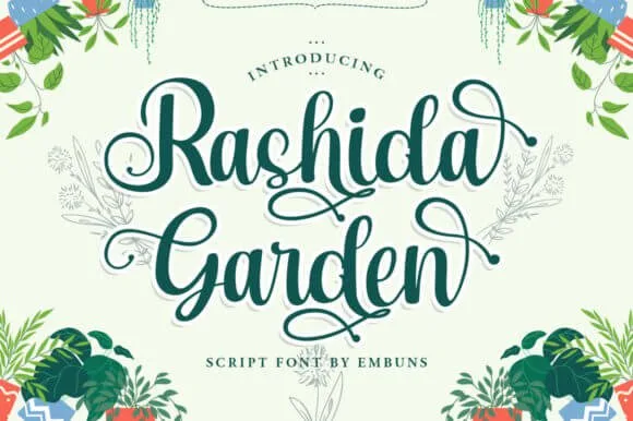 Rashida Garden Font