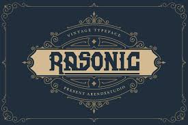 Rasonic Stunning Display Fonts