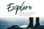 Rather - Brush Font