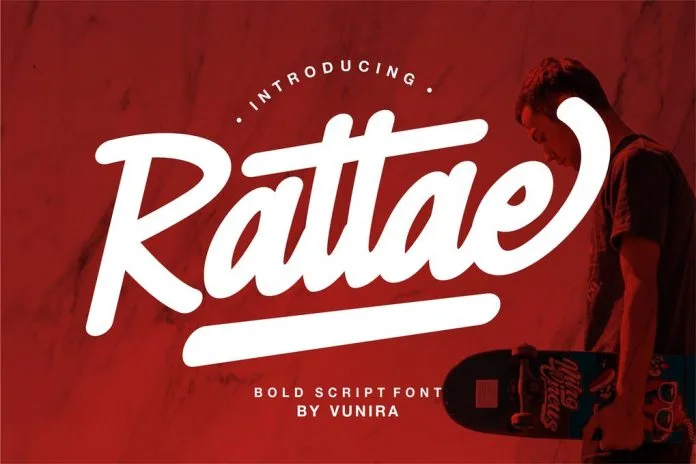 Rattae Bold Script Font