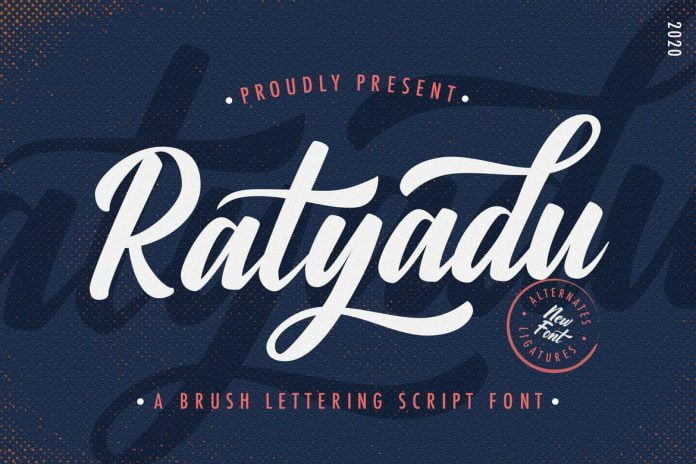 Ratyadu - Vintage & Retro Bold Script Font