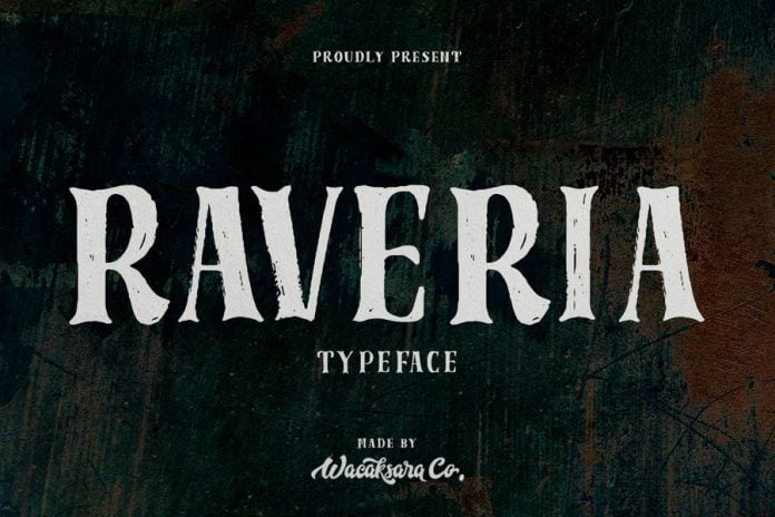Raveria font