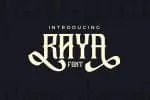Raya Family 6 Styles Font
