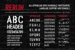 ReRun Font