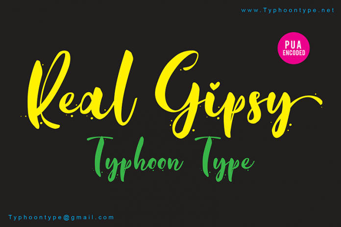 Real Gipsy Font