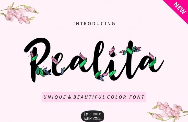 Realita Color Font Free Download