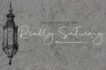 Really Saturday Font