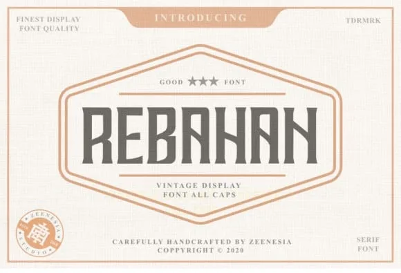 Rebahan Font