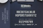 Rebahan Font