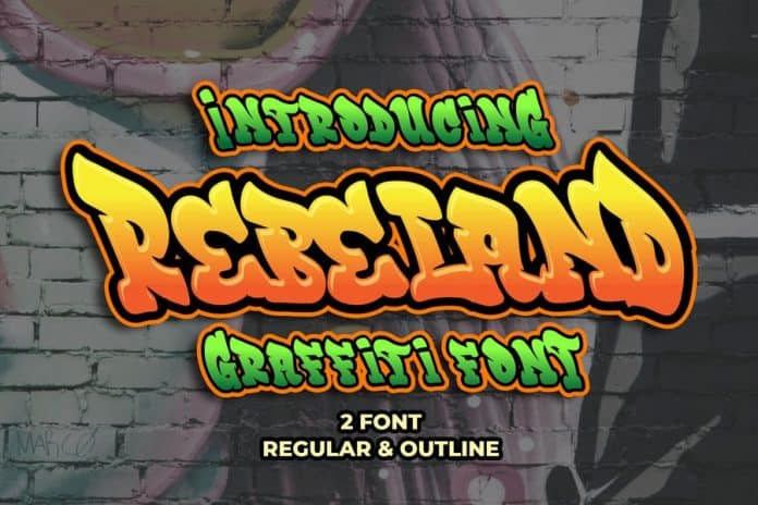Rebeland - Graffiti Font